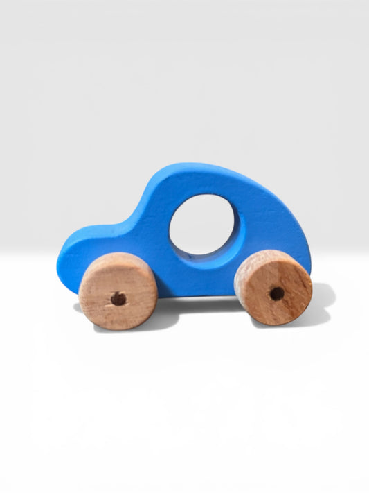 Babyosaur Wooden Toy The Blue Buggy truck for Kids (6 Months+) |Little Wheels racing Squad| Natural, Non-Toxic Wooden Cars & Trucks | Montessori Toy for Toddlers | Safe, Durable, Eco-Friendly Toy Vehicles | Made in India (Copy)