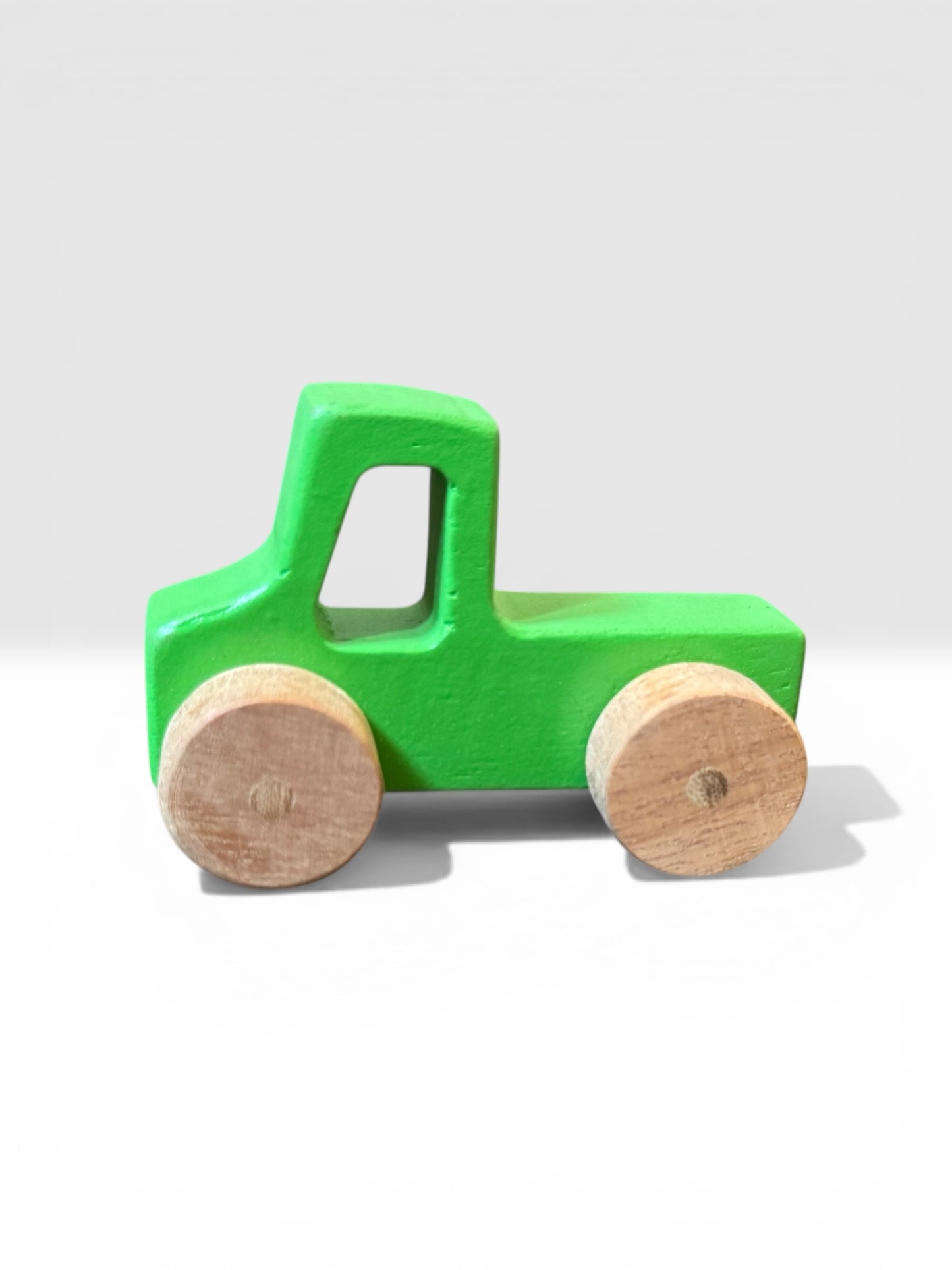 Babyosaur Wooden Toy Green Goblin truck for Kids (6 Months+) |Little Wheels racing Squad| Natural, Non-Toxic Wooden Cars & Trucks | Montessori Toy for Toddlers | Safe, Durable, Eco-Friendly Toy Vehicles | Made in India
