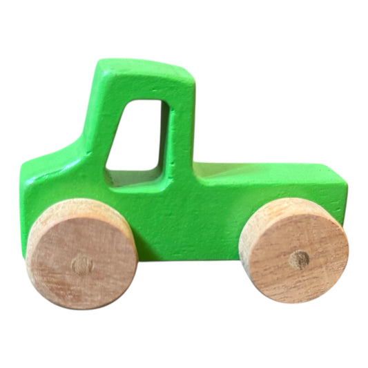 Babyosaur Wooden Toy Green Goblin truck for Kids (6 Months+) |Little Wheels racing Squad| Natural, Non-Toxic Wooden Cars & Trucks | Montessori Toy for Toddlers | Safe, Durable, Eco-Friendly Toy Vehicles | Made in India